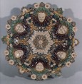 Dish, Lead-glazed earthenware, French