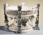 Basin (Réchaud), Lead-glazed earthenware (white pottery), French, Saint-Porchaire or Paris