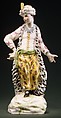 Couple Dressed as Persians, Mennecy, Soft-paste porcelain, French, Mennecy