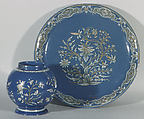 Vase (part of a set), Faience (tin-glazed earthenware), possibly French, Rouen