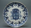 Plate, Faience (tin-glazed earthenware), French, Rouen