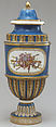 Vase (vase cannelés à bandeau) (one of a pair), Sèvres Manufactory (French, 1740–present), Soft-paste porcelain, French, Sèvres
