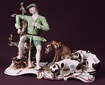Hunter with Hounds, Höchst Manufactory  German, Hard-paste porcelain, German, Höchst