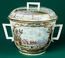 Bowl with cover (part of a set), Meissen Manufactory (German, 1710–present), Hard-paste porcelain, German, Meissen