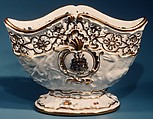 Wine bottle stand (one of a pair) (part of a service), Meissen Manufactory  German, Hard-paste porcelain, German, Meissen