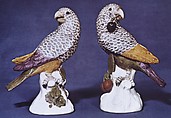 Parrot (one of a pair), Meissen Manufactory  German, Hard-paste porcelain, German, Meissen