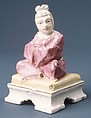 Figure of a seated Chinese woman, Nymphenburg Porcelain Manufactory German, Hard-paste porcelain, German, Nymphenburg