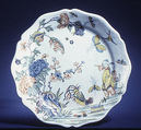 Plate, Faience (tin-glazed earthenware), French, Rouen or Sinceny