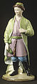 Kalmuk Man, Imperial Porcelain Manufactory, St. Petersburg  Russian, Hard-paste porcelain, Russian, St. Petersburg