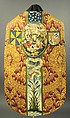 Chasuble with the Gathering of the Manna, After a print by Hieronymus (Jerome) Wierix (Netherlandish, ca. 1553–1619 Antwerp), Wool, silk, linen (16-18 warps per inch, 6-7 per cm.), Netherlandish, probably Gouda