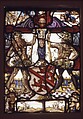 Arms of the city of Winterthur with scenes from the Bible and Chivalry, Stained glass, Swiss