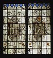 The Beheading of Roman Sons (one of two), Stained glass, Dutch