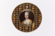 Box with portrait of a woman, Miniature attributed to Johann Heinrich Hurter (Swiss, Schaffhausen 1734–1799 Düsseldorf), Gold, enamel, possibly Danish