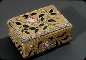 Snuffbox, Jean Moynat French, Gold, enamel, French, Paris
