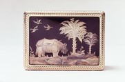 Snuffbox, Louis Roucel (French, active ca. 1756–1784, died 1787), Gold, shell, French, Paris