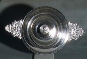 Broth bowl with cover (écuelle), François-Isaac Balduc (master 1724, active 1768), Silver, French, Sens (Paris Mint)