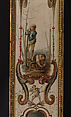 March and April (part of a set illustrating the months of the year), Follower of Antoine Watteau (French, Valenciennes 1684–1721 Nogent-sur-Marne), Oil on panel; wood frame, painted yellow and gilded, French