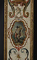 March and April (part of a set illustrating the months of the year), Follower of Antoine Watteau (French, Valenciennes 1684–1721 Nogent-sur-Marne), Oil on panel; wood frame, painted yellow and gilded, French