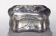 Casket or toilet box, Silver gilt with niello, Russian, Velikii Ustiug (Siberia)
