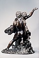 Neptune and Caenis, Based on an engraving by Johann Sadeler I (Netherlandish, Brussels 1550–1600/1601 Venice), Bronze, with dark brown lacquer patina, probably Netherlandish