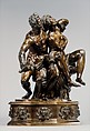 Tarquin and Lucretia, Hubert Gerhard  Netherlandish, Bronze, with red-brown lacquer patina, possibly French