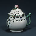 Cream pot, Veuve Perrin Factory, Faience (tin-glazed earthenware), French, Marseilles
