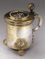 Tankard, Johann Georg Eben, Silver, parcel gilt, Livonian, Riga