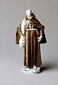 Mendicant Capuchin Friar (one of a pair), Höchst Manufactory  German, Hard-paste porcelain, German, Höchst