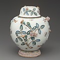 Vase with cover, Meissen Manufactory  German, Hard-paste porcelain, German, Meissen with Dutch decoration