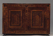 Cabinet, Pine carcass, gilded metal, Southern German, Augsburg