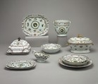 Plate (part of a service), Hard-paste porcelain, Chinese, for Portuguese market