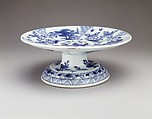 Standing dish, Porcelain, Chinese, for European market