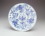 Standing dish, Porcelain, Chinese, for European market