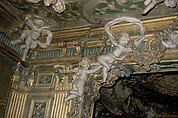 Bedroom from the Sagredo Palace, Stuccowork probably by Abbondio Stazio (Swiss (active Italy), Mossagno, near Lugano 1663–1745 Venice), Wood, stucco, marble, glass, Italian, Venice