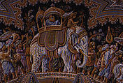 Shawl, M. Pin  , Lyons, Silk and wool, French, Lyons