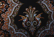 Shawl, M. Pin  , Lyons, Silk and wool, French, Lyons