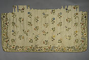 Panel, Silk and metallic thread, possibly German