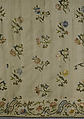 Panel, Silk and metallic thread, possibly German