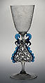 Standing cup (Flügelglas), Glass, German