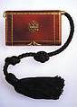 Presentation Cigarette Case with Matchbox, Karl Karlovich Hahn  Russian, Gold, guilloché enamel, moonstone, diamond, silk cord, Russian, St. Petersburg
