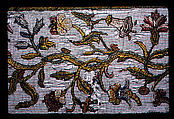 Fragment, Embroidered net, buratto, silk, Italian