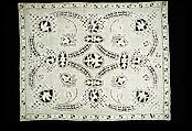 Cover, Linen, cutwork, Italian