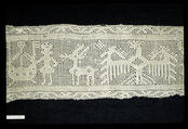 Band, Drawnwork, Italian, Sicily
