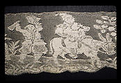 Fragment, Machine made lace, Italian