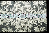 Jabot, Needle lace, Point de Gaze, Belgian, Brussels