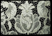 Cap crown, Needle lace, French