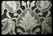 Cap crown, Needle lace, French