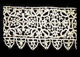 Strip, Needle lace, punto in aria, French