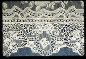 Lappet, Needle lace, point d’Alençon, French