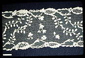 Cravat, Needle lace, point d’Alençon, point d'Argentan, French